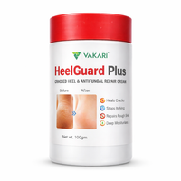 Vakari Heel Guard Plus – Advanced Cracked Heel Repair Cream | Deep Moisturizing Foot Care | Removes Dry, Rough & Hard Skin | 100g