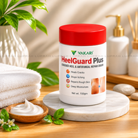 Vakari Heel Guard Plus – Advanced Cracked Heel Repair Cream | Deep Moisturizing Foot Care | Removes Dry, Rough & Hard Skin | 100g